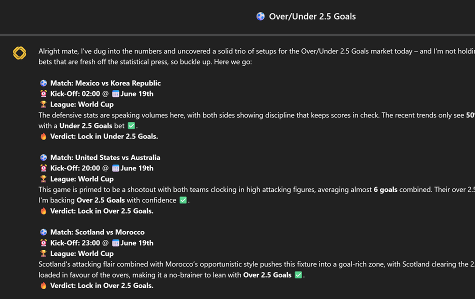 statto analysis overs